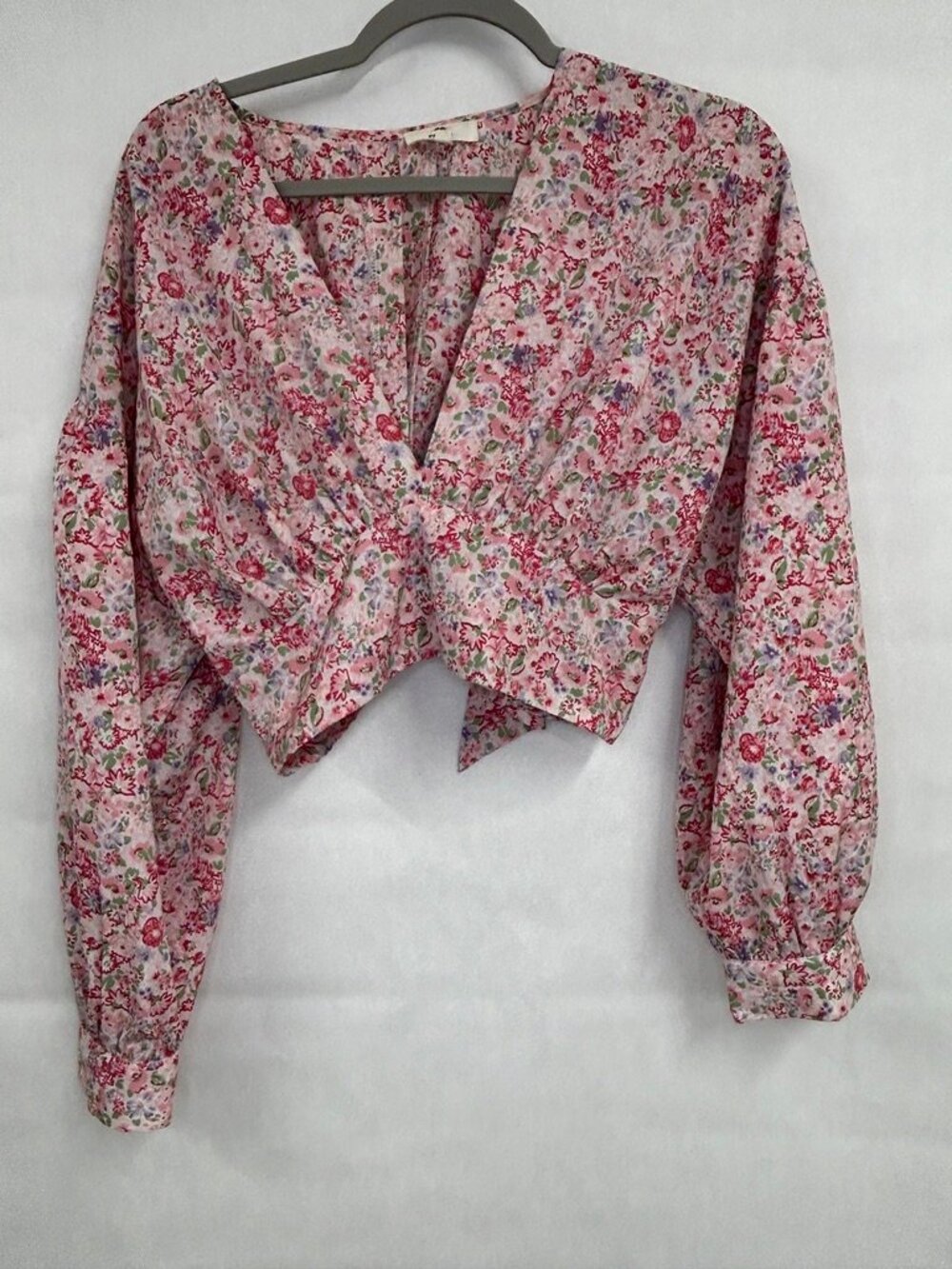 Babydoll Romantic Fairycore Cottagecore Coquette Boho Entro Large Crop Blouse